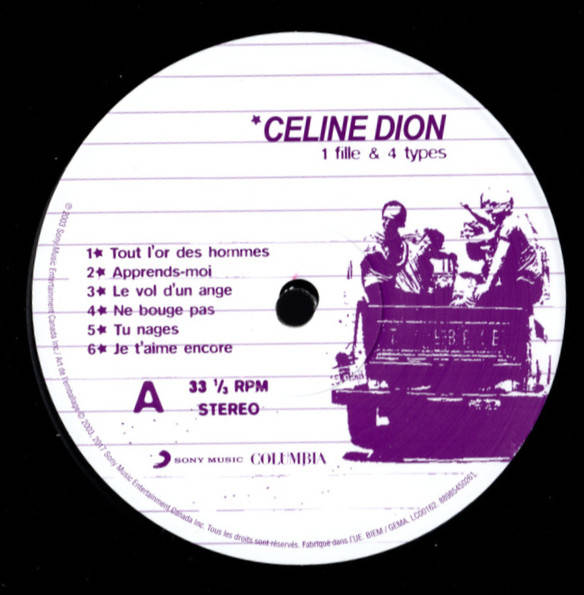 Celine Dion – 1 Fille &amp; 4 Types